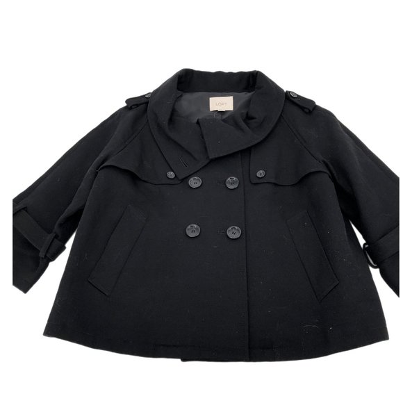 LOFT Jackets & Blazers - LOFT Black Cotton Blazer | Versatile for Any Occasion